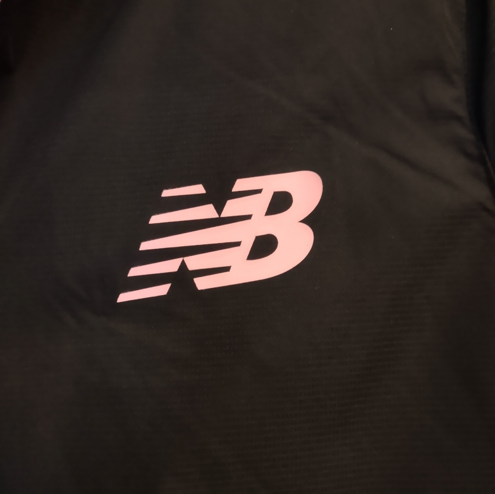 New Balance Hooded Fully Lined Color Block Windbreaker Jacket Size Medium - Picture 7 of 16